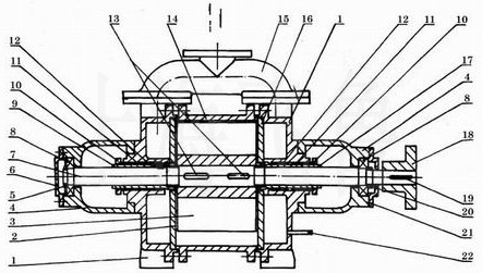 SK-6/12/20/30/42/60/85/120水環泵結構圖